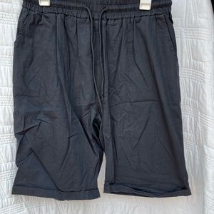 Xxl black drawstring shorts